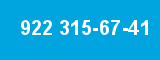 922 315-67-41